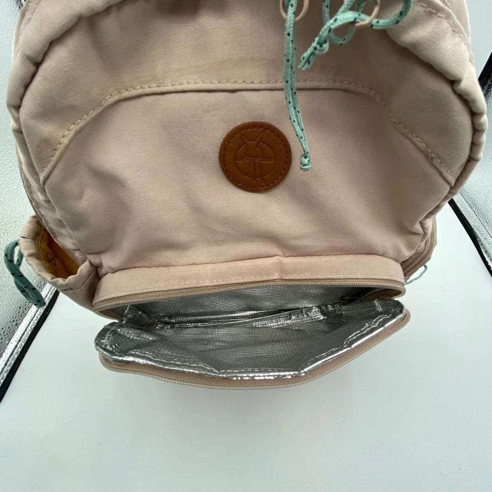 Lässig Kids Small Backpack Blush Pink Stay Wild Teepee Insulated Pocket